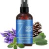 Seven Minerals Good Night Magnesium Spray, Powerful Organic Blend of Essential Oils (Cedarwood, Lavendar, Sweet Marjoram, & Clary Sage), for Restlessness & Better Sleep (4 fl oz)