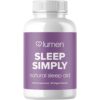 Sleep Aid for Adults, Herbal Supplement with Melatonin, Valerian Root, Magnesium, Deep Sleep Support to Promote Calm Deep Sleeping for Better Rest - 60 Capsules