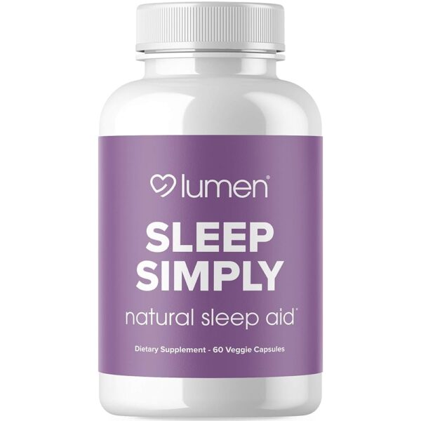 Sleep Aid for Adults, Herbal Supplement with Melatonin, Valerian Root, Magnesium, Deep Sleep Support to Promote Calm Deep Sleeping for Better Rest - 60 Capsules