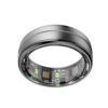 Smart Wearable Fitness Tracker, Sleep Tracker Ring, Healthy Heart Rate, Oximetry, Sleep, Exercise Monitoring, 5ATM Waterproof for iOS and Android (Deep Grey, 12#)