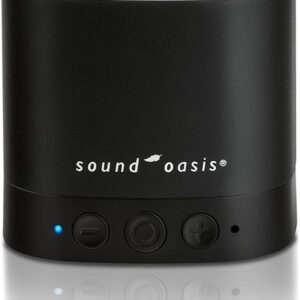 Sound Oasis® Bluetooth® Tinnitus Sound Therapy System® - Sleep Better, Manage and Mask Tinnitus, 25 Built-in Sounds for Tinnitus Relief, 12-Hour Sound Duration