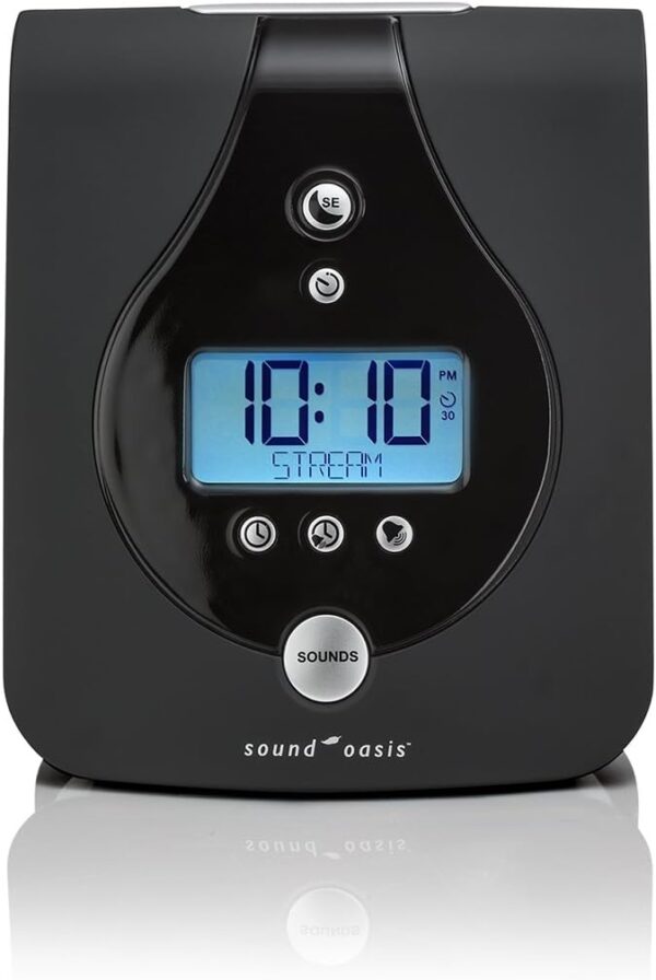 Sound Oasis Tinnitus Sound Therapy System, 24 Dr. Developed Sounds, Manage Tinnitus, Sleep Enhancement Lulls You to Sleep, Ear Ringing & Noise Relief, Privacy, Alarm w/Chime,...