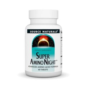 Source Naturals Super Amino Night - Advanced Amino Acid Formula* - 60 Capsules