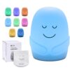 Special Supplies Mindfulness Guided Breathing Exercises, Nightlight Mode, Guided Daily Visual Relaxation and Restful Sleep for Kids or Adults, Color Changing Nightlight