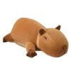 SQEQE Weighted Capybara Plush, Weighted Capybara Stuffed Animal for Anxiety, Cute Capybara Plushies Soft Capybara Pillow Toy Gift for Kids Adults 13.8 Inch, 1.6 lbs