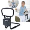 Sturdy Bed Rails for Elderly Adults Safety - Foldable & Adjustable Bed Rail - Supports up to 330lbs - Free Motion Light & Storage Bag - Fit King, Queen, Full, Twin - Bed Guard...
