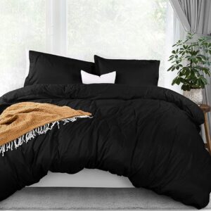 Utopia Bedding Duvet Cover Queen Size - 1 Duvet Cover with 2 Pillow Shams - 3 Pieces Bedding Duvet Cover with Zipper Closure - Soft Brushed Microfiber, 90 X 90 Inches (Queen,...