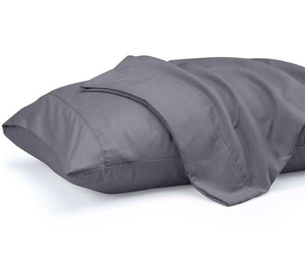 Utopia Bedding Queen Pillow Cases - 2 Pack - Envelope Closure - Soft Brushed Microfiber Fabric - Shrinkage and Fade Resistant Pillow Covers 20 X 30 Inches (Queen, Grey)