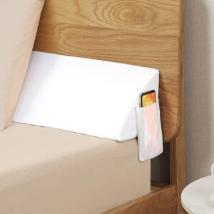 Vekkia Queen Bed Wedge Pillow for Headboard/Wedge Pillow Headboard/Bed Gap Filler/Headboard Pillow,Pillow Wedge for Headboard Gap Between Mattress and Headboard,Stop Loosing...