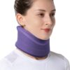 Velpeau Neck Brace for Neck Pain and Strong Support, Soft Cervical Collar for Sleeping Upright, Snoozing - Stabilizes & Relieves Pressure in Spine for Women & Men (Blue, L:...