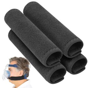 Vive CPAP Strap Covers (4 Pack) - Soft Fleece CPAP Headgear Mask Cushion Covers for Skin Protection - CPAP Accessories Comfort Pad Reduce Red Marks, Pressure & Discomfort -...