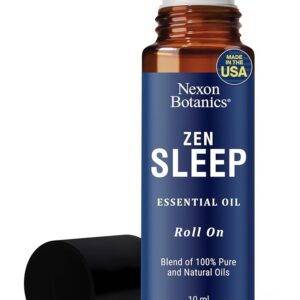 Zen Sleep Essential Oil Roll On 10ml - Roll On Sleep Essential Oil - Roll On Essential Oils Sleep - Serenity, Deep Sleep Essential Oil Roller Ball - Sleeping Oil Roll On for...