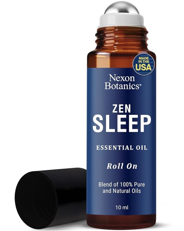 Zen Sleep Essential Oil Roll On 10ml - Roll On Sleep Essential Oil - Roll On Essential Oils Sleep - Serenity, Deep Sleep Essential Oil Roller Ball - Sleeping Oil Roll On for...