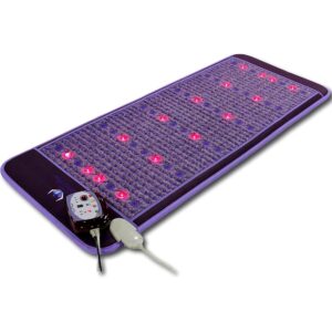Ereada Infrared Amethyst Mat - Purple Professional 74" L x 29" W (186x72 cm) - 86-158°F (30-70°C) FIR Heat - Natural Crystals - Photon Red Light - Negative Ions - Magnetism -...