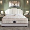 Gel Foam Innerspring Mattress - 14 Inch Queen Mattress for Motion Isolating Pressure Relief, Euro Top Medium Firm Roll in a Box, Reinforced Edge Support, 120-night Trial