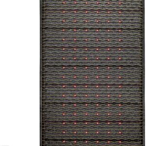 HealthyLine Jet Mat Full Pro Plus – Far Infrared Gemstone Heating Pad - Cutting-Edge Wellness Device – Negative Ions, Photon Lights - 74" x 28"
