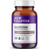 New Chapter Magnesium + Ashwagandha Supplement, 325 mg with Magnesium Glycinate, Calm & Relaxation, Muscle Recovery, Heart & Bone Health, 2.5x Absorption, Gluten Free, Non-GMO -...