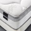 Oliver Smith - Organic Cotton - 10 Inch - Perfect Sleep - Comfort Plush Euro Pillow Top - Cool Memory Foam & Pocket Spring Mattress - Green Foam Certified -...