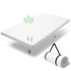 Organic Cotton Crib Topper | Ventilated 2-Inch Memory Foam CertiPUR-US Mattress Topper Pad, Waterproof & Washable Cover for Baby Crib & Toddler Bed Soft Padding, Nonslip Bottom,...
