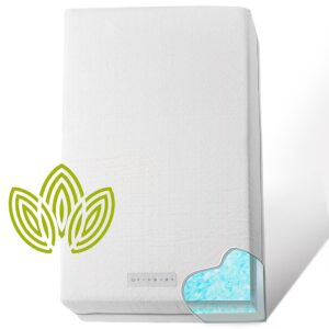 Organic Cotton Dual-Sided Crib Mattress | 2-Stage Premium Memory Foam CertiPUR-US Hypoallergenic Baby Mattress, Firm Support for Infant, Cooling Gel for Toddler, Waterproof &...