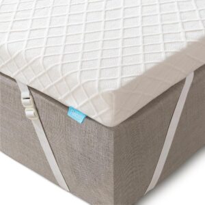 RECCI 2 Inch Twin Size Mattress Topper, 100% CertiPUR-US Certified Memory Foam, Pressure Relieving, Removable & Washable Cover, Ideal for Bedroom, Guestroom, College Dorms