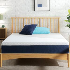 ZINUS 10 Inch Cooling Comfort Hybrid Mattress [New Version], Full, Fiberglass Free, Medium Firm Feel, Motion Isolation, Certified Safe Foams & Fabric, Mattress in A Box