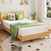 Full Size Memory Foam Mattress, 8 Inch Bed Mattress in a Box with Cooling Green Tea Gel, Relieve Pressure with Medium Firm Support, CertiPUR-US Certified, 75''L x 54''W, White