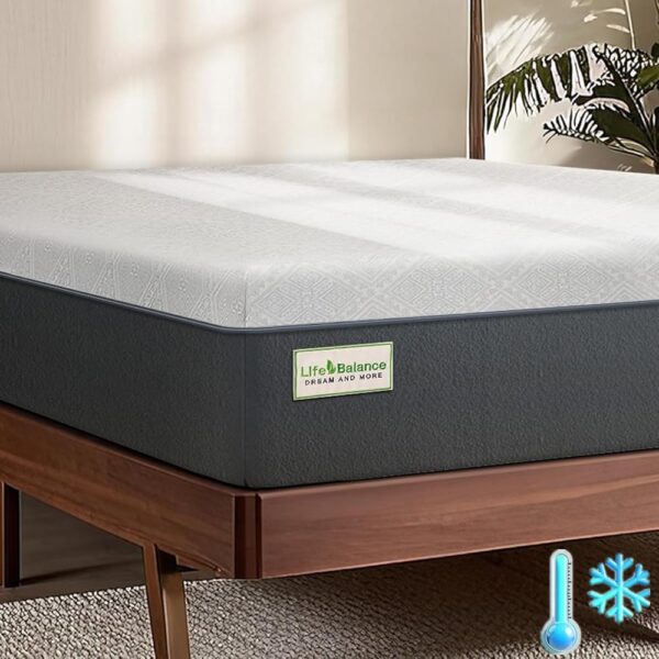 Full Bed Mattress, 10 Inch Cooling-Gel Memory Foam Mattresses Made in USA, CertiPUR-US Certified Full Mattress in a Box, Medium Firm, Pressure Relief, Motion Isolation, CY-10-F