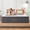 Full Mattress,10 Inch Full Size Hybrid Mattresses in a Box, Memory Foam and Independent Pocket Springs for Pressure Relief, CertiPUR-US Certified, Medium Firm