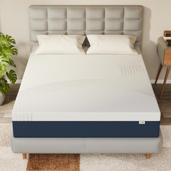 Queen Mattress, 10 Inch Gel Graphene Memory Foam Mattress for Refreshing Comfort and Pressure Relief, Queen Size in a Box with Breathable Cover, Medium Firm Support, CertiPUR-US...