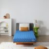 L'Baiet Cooling Memory Foam Mattress - 6 Inch Twin Size - Blue - Medium Firm Bed in a Box - Breathable Plush Soft Cool Memory Foam - CertiPUR-US Certified - Fiberglass Free -...