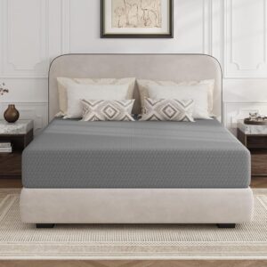 Novilla Queen Size Mattress, 10 Inch Gel Memory Foam Mattress Queen Size for Cool Night Sleep & Pressure Relief, Foam Mattresses with Wave Airflow Foam Core for Enhanced Support...