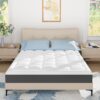 Twin Memory Foam Mattress, 6" Medium Firm Mattresses with Washable Pillowtop, Bed Mattress in Box for Single Bed, CertiPUR-US Certified, Fiberglass-Free, Pressure Relief
