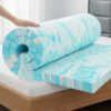 OLIXIS 3 Inch Twin XL Size Gel Infused Memory Foam Mattress Topper, Soft Breathable Cooling Bed Pad, a Comfortable Bed Mattress Overlay for Bedroom, RV, Camper and Sleeper Sofa,...