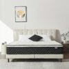 Queen Mattress, 12 Inch Queen Size Mattress in a Box, Memory Foam Mattress with Pocket Springs, Medium Firm, Lumbar Support & Motion Isolation, Pressure Relief & Breathable Comfort